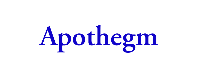 Apothegm