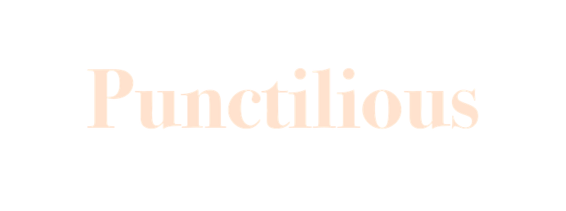 Punctilious