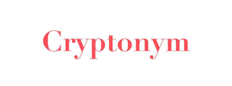 Cryptonym