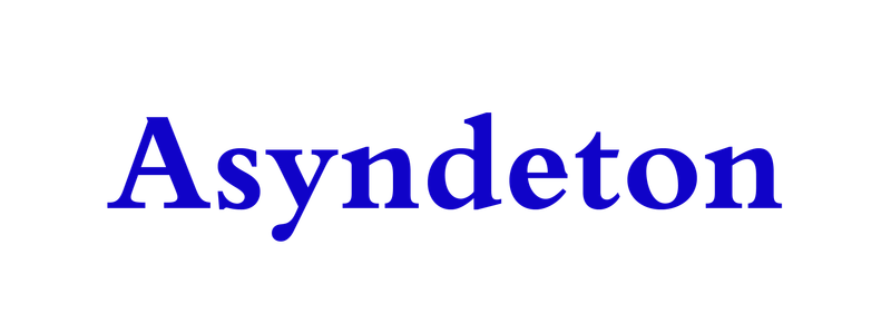Asyndeton