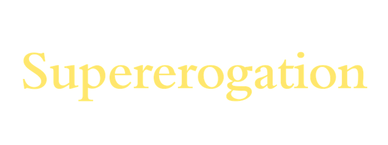 Supererogation