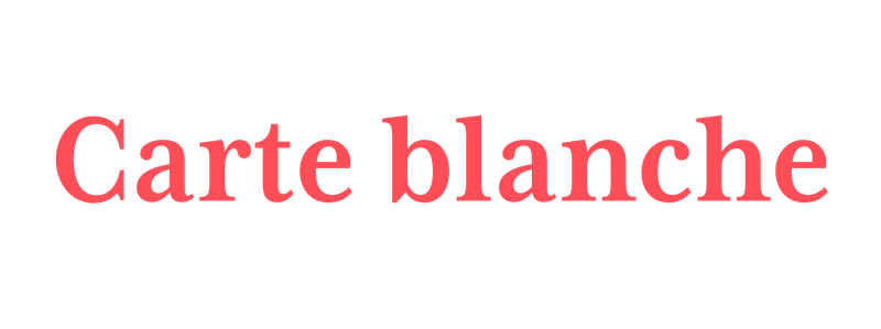 Carte blanche