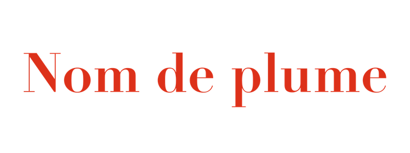 Nom de plume