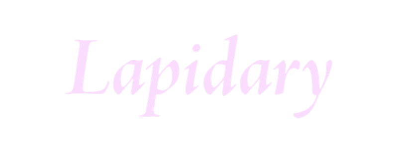 Lapidary